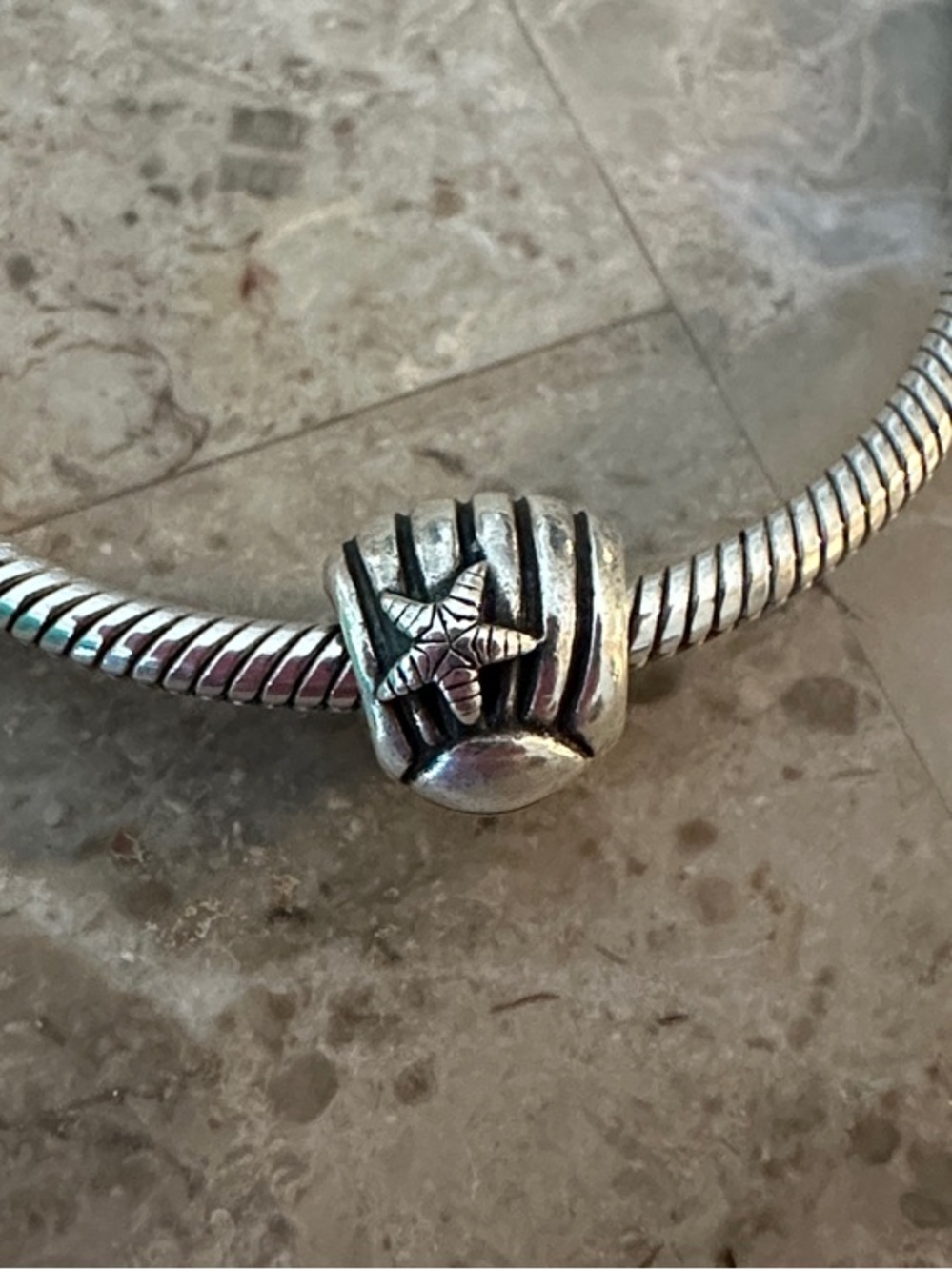 Pandora Seashell with Starfish Charm (Style #790972)